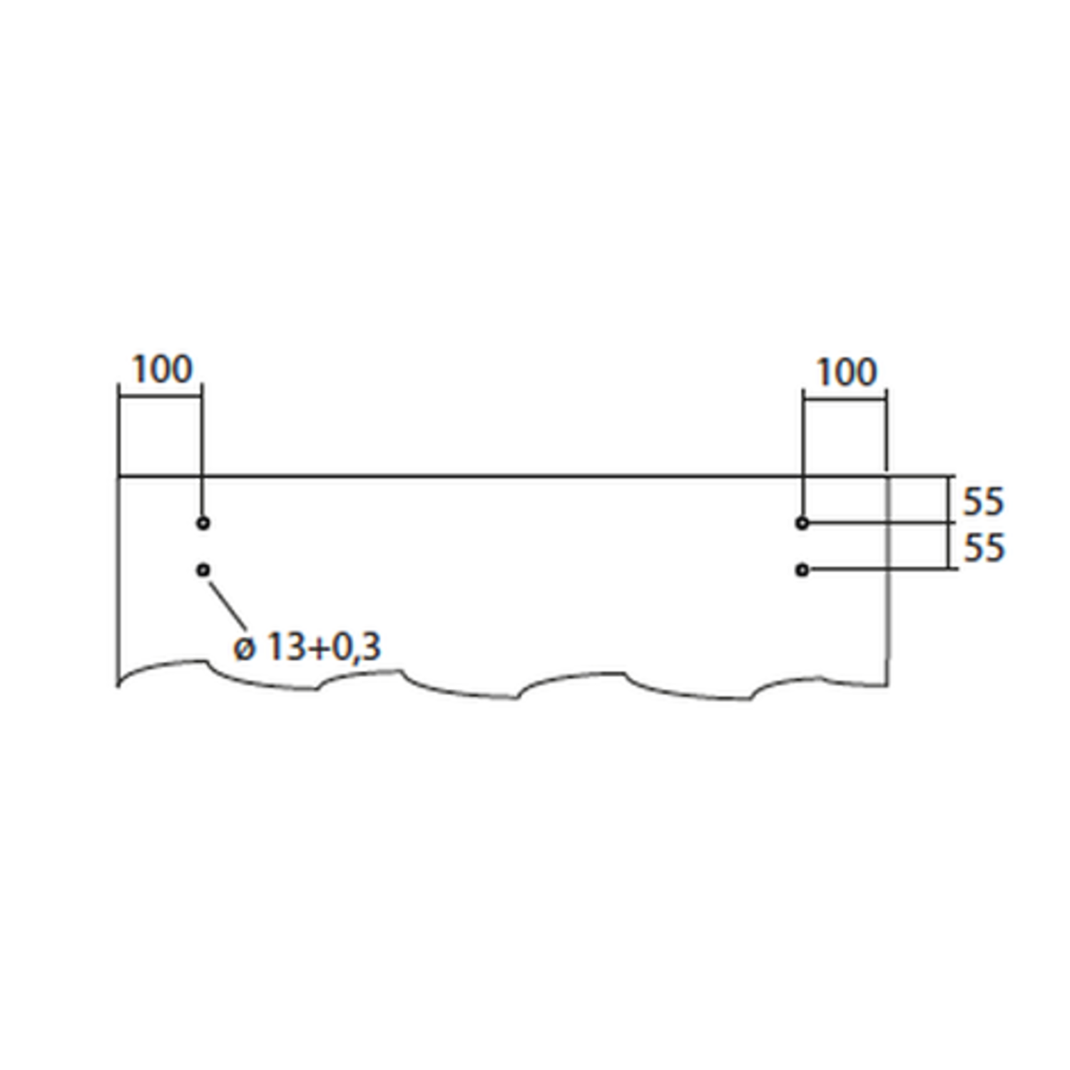 Flatec IV glasschuifdeurset RVS 100kg l.2540mm voor deurbladbreedte 1130-1250mm